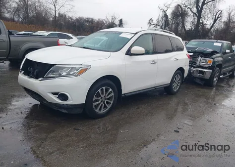 2014 Nissan Pathfinder Sv z USA, uszkodzony, nr VIN 5N1AR2MM9EC670070
